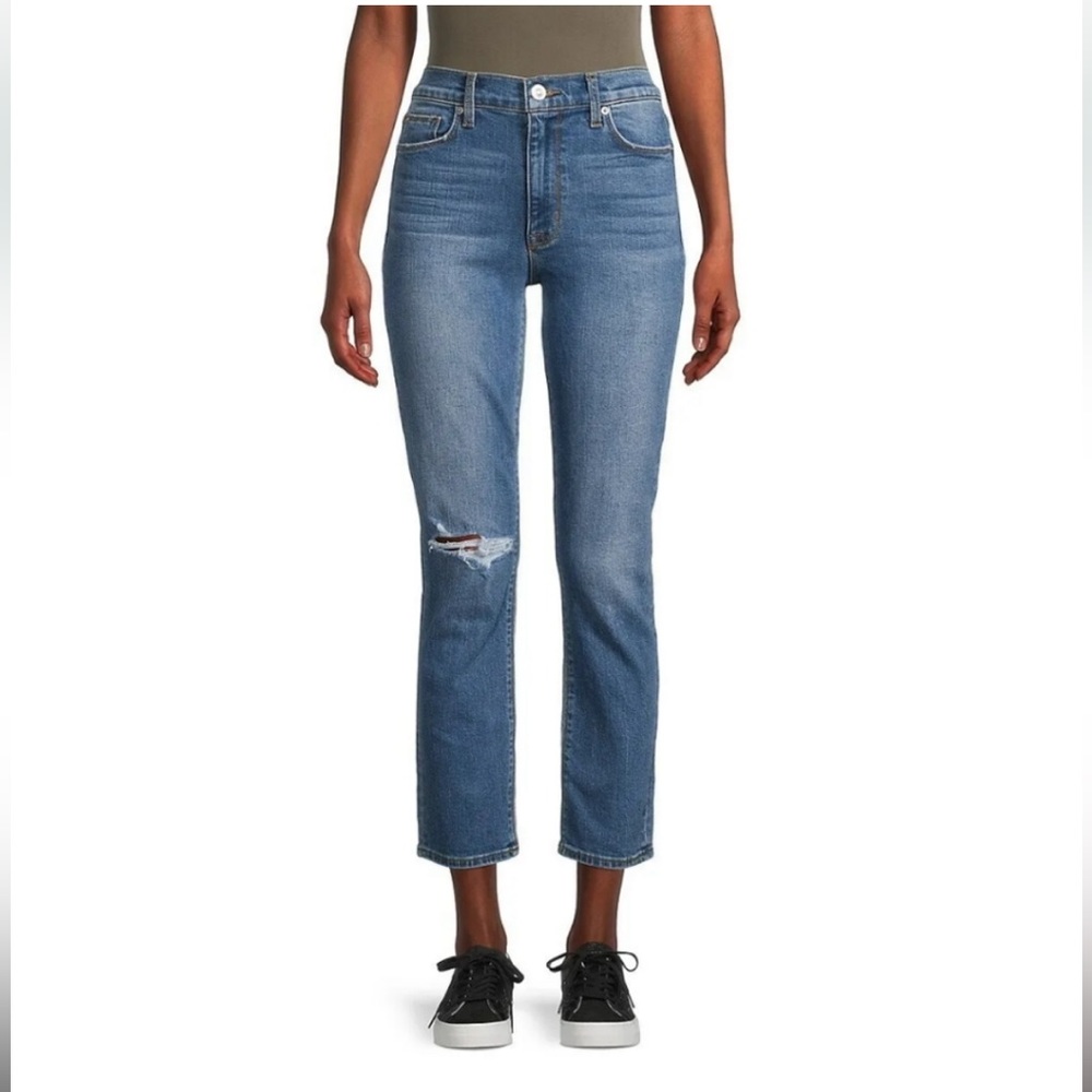 HUDSON‎ Blair High-Rise Crop Bootcut Stretch Jeans Size 25